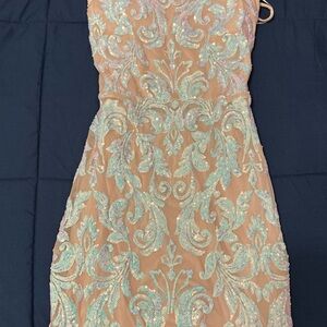 Windsor Iridescent Sequin Mini Dress